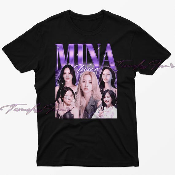 Mina Twice Shirt, Mina Vintage Tshirt, Mina Fan Tees, Mina Bootleg