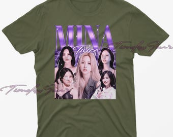 Mina Twice Shirt, Mina Vintage Tshirt, Mina Fan Tees, Mina Bootleg