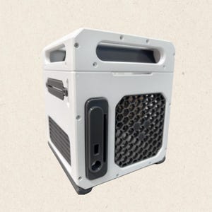 Unique ITX case, 3D printed Open case, Square design, mini ITX host, Computer Case, PC Case, Desktop, Game, Office, Display, Tower