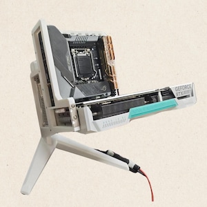 ITX case, Unique open case, A45, Tilted Computer Case, 3D Printing Case, pc case, Gaming,SFX, Standing, Desktop, Small, Lightweight, Tower