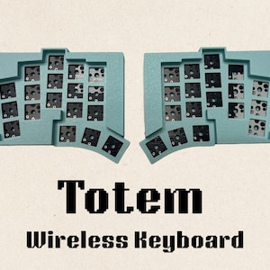 Totem Split Keyboard, DIYkit, Low Profile Wireless Ergonomic, Support ZMK, Hotswap Choc Switch, PC Accessory, Gift gamer, 38 Keys by GEIST