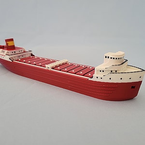Edmund Fitzgerald 3D Printed Floating Toy Model Ship