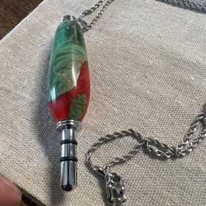 Beautiful and Functional Seam Ripper Necklace, Hybrid Handle, Chrome Hardware No. 6 image 3