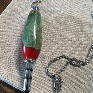 Beautiful and Functional Seam Ripper Necklace, Hybrid Handle, Chrome Hardware No. 6 image 1