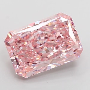 5.09 CT Radiant Fancy Pink Diamond Pink Radiant Lab Grown Diamond Diamond For Customize Jewelry Loose Diamond For Engagement Ring