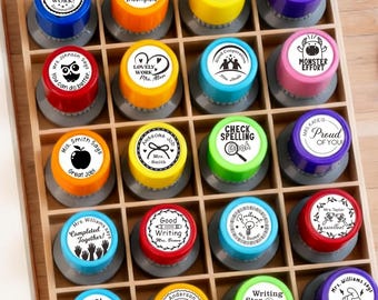 Teacher gift Teacher stamps personalized teacher stamp custom teacher stamp checked by teacher stamp  good job teacher stamps Xmas Gifts