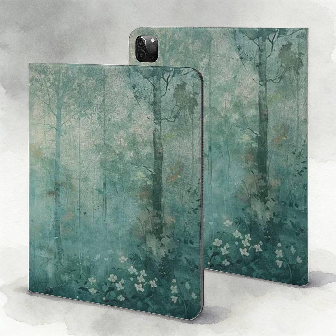 Green Forest Personalization iPad Case, Classical iPad Case, Simple ...
