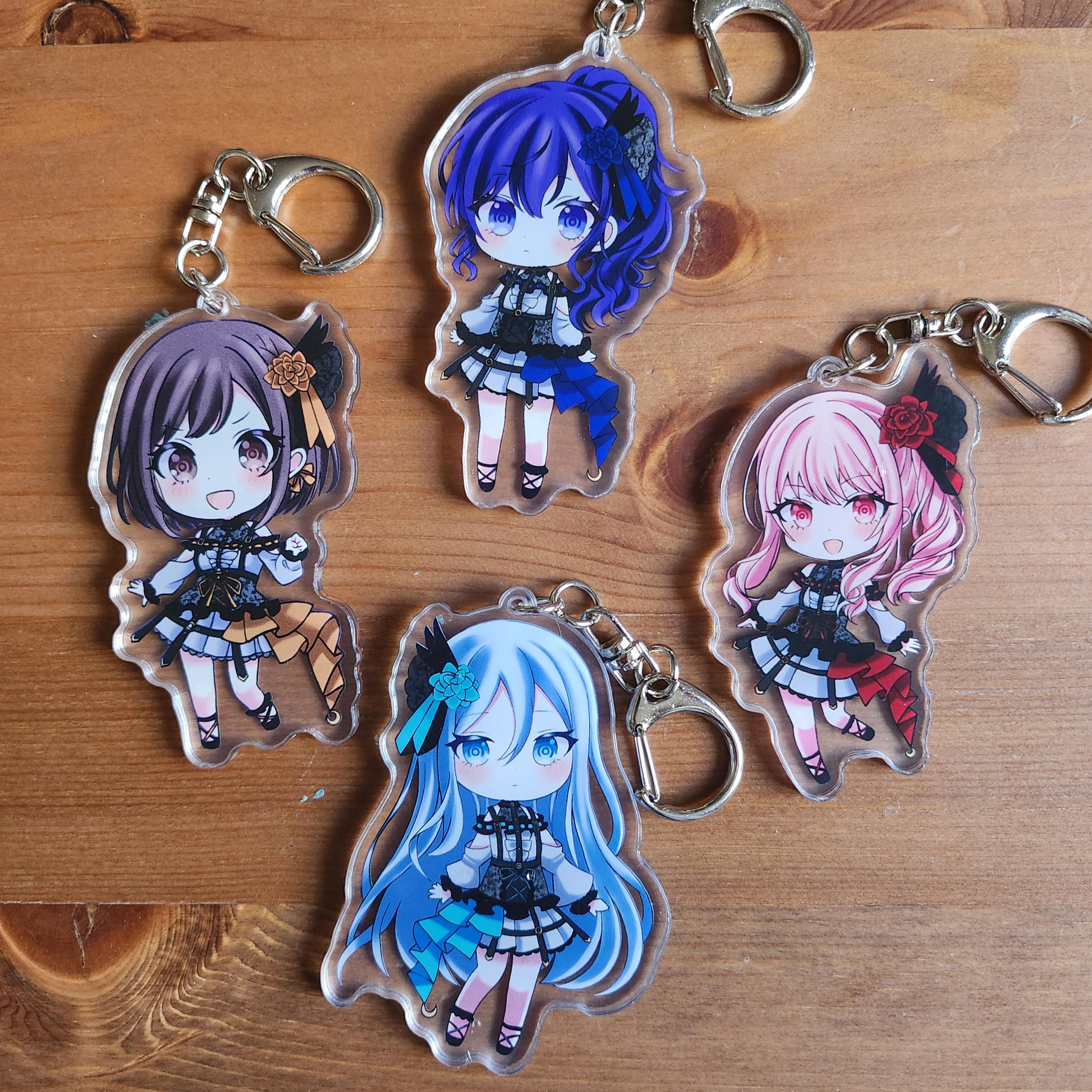 Project Sekai Nightcord at 25:00 Pjsk Keychain_ Kanade/mafuyu/ena ...