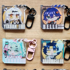 Llavero de Zenless Zone Zero (actualización de Lucia/Yidhari/YeShunguang/Zhao/Dialyn/Banyue/Ángel de la Ilusión)