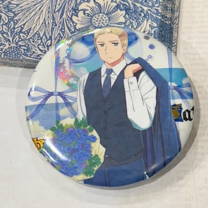 Germany Ludwig Anime Inspired Collage Button Badge