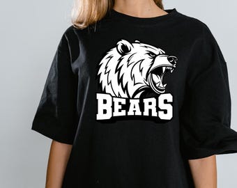 Bears Mascot SVG, PNG, EPS Cut File (Digital Download)