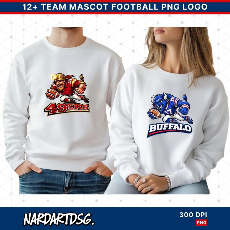 14 Football Team Logo Style Bundle | Bears, Patriots Eagles, Seahawks ...