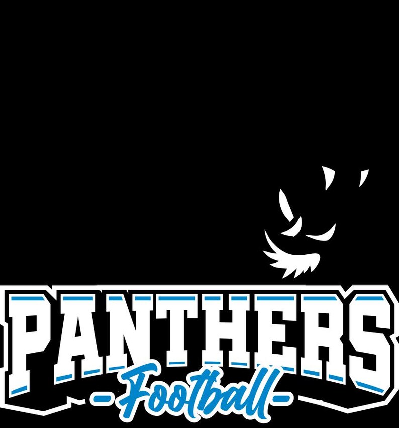 Panthers Mascot SVG, Football Design (digital Files) - Etsy
