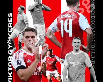 Viktor Gyokeres Graphic Tee Design: Soccer PNG (Digital Download)