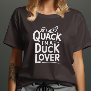 Duck Lover T-Shirt: Funny Quack Graphic Tee