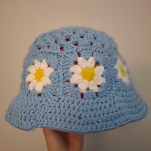 Flower Bucket Hat Crochet