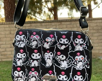 Mischievous Bunny Boxy Bag, Crossbody Bag, Handbag, Purse, Shoulder Bag, Handmade Bag, Small Purse