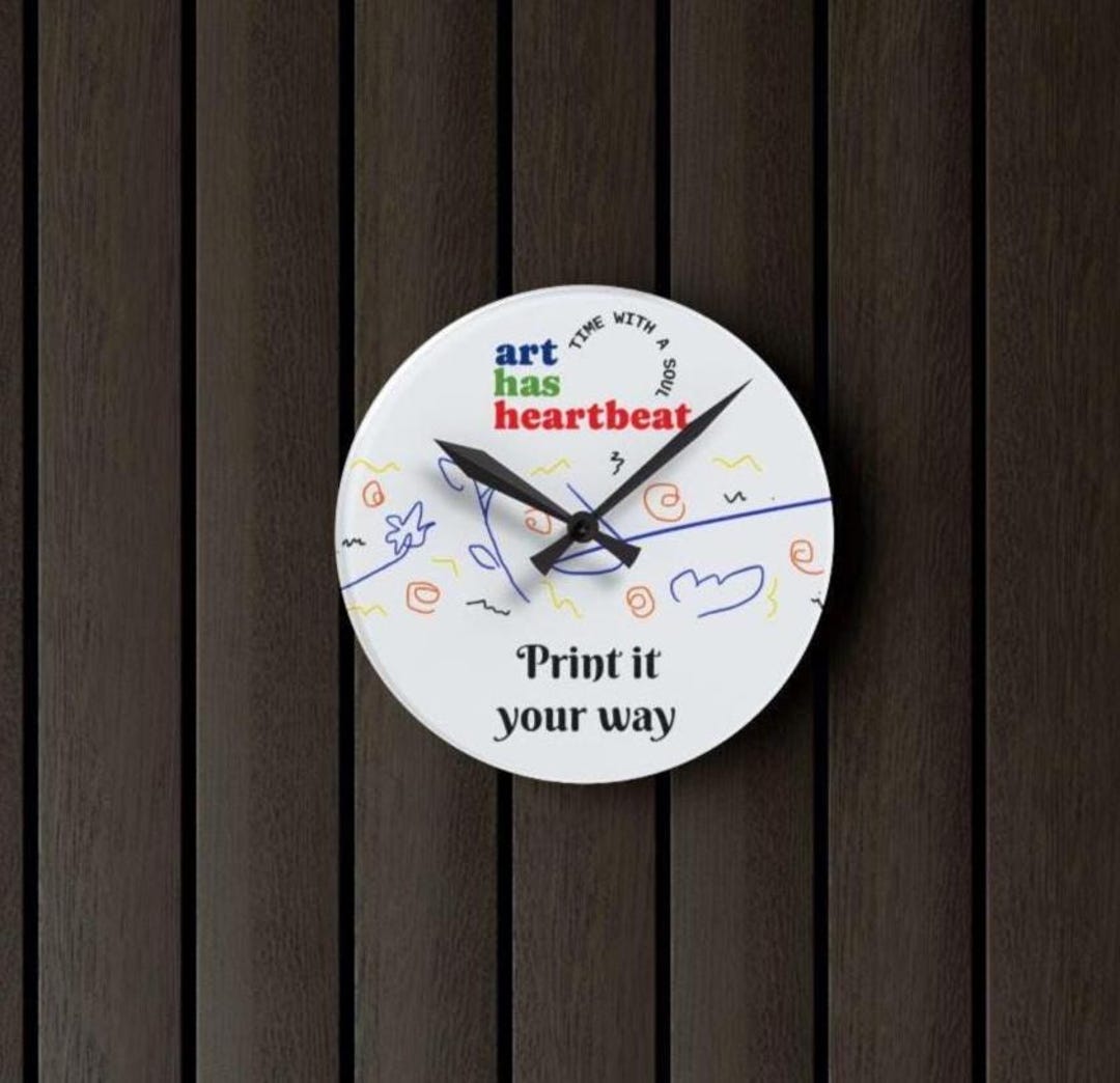 Selber Gestalten Uhr Mit Fotogravur Wanduhr Foto Gestalten