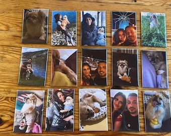 Personalized fridge magnet – add your photo, text, date & emotion! Perfect for a loved one, baby, pet, or special occasion!