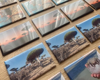 Personalized fridge magnet – add your photo, text, date & emotion! Perfect for a loved one, baby, pet, or special occasion!