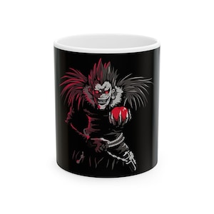Death Note Ryuk Gothic Charakter Keramiktasse: Perfekt für Anime-Liebhaber, Kaffee-Tee-Enthusiasten, Geschenk für Gamer, Halloween-Dekor