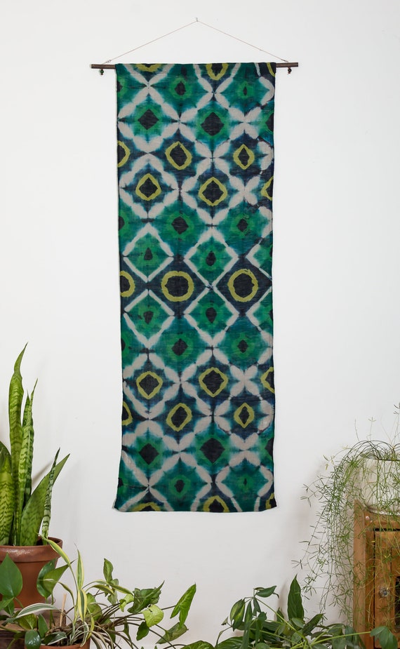 Shibori wall hanging sales