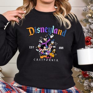 Disneyland California Sweatshirt, Disneyland Est 1955 Hoodie, Disney Vacation Sweatshirt, Mickey And Friends Hoodie, Disney Crewneck 363358