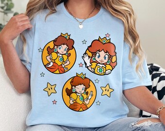 Mario Princess Daisy Shirt, Mario Characters, Super Mario Shirt, Super Mario Princess Daisy Shirt, Mario Family Shirt, Bestseller, 362293
