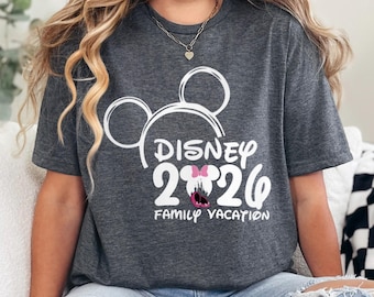 Disney Family Shirt 2026, Mickey and Crew Tee, Disney Vacation Group Shirt, Disneyworld Shirt, Disney Family Trip Shirt, Disney Shirt 362630