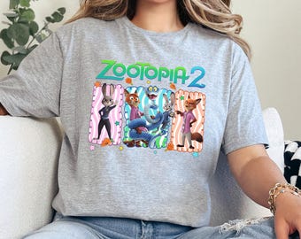 Zootopia 2 Disney Shirt, Walt Disney World Shirt, Judy Hopps Nick Wilde Gary De'Snake Shirt, Disneyland Zootopia Tee 364537