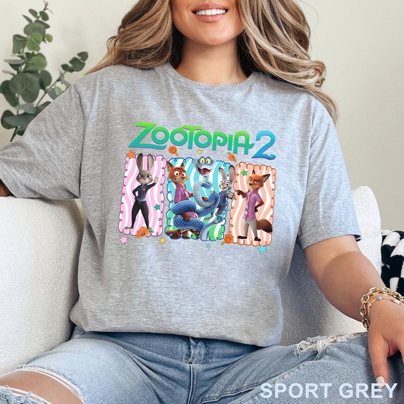 Zootopia 2 Disney Shirt, Walt Disney World Shirt, Judy Hopps Nick Wilde Gary De'Snake Shirt, Disneyland Zootopia Tee 364537 image 1