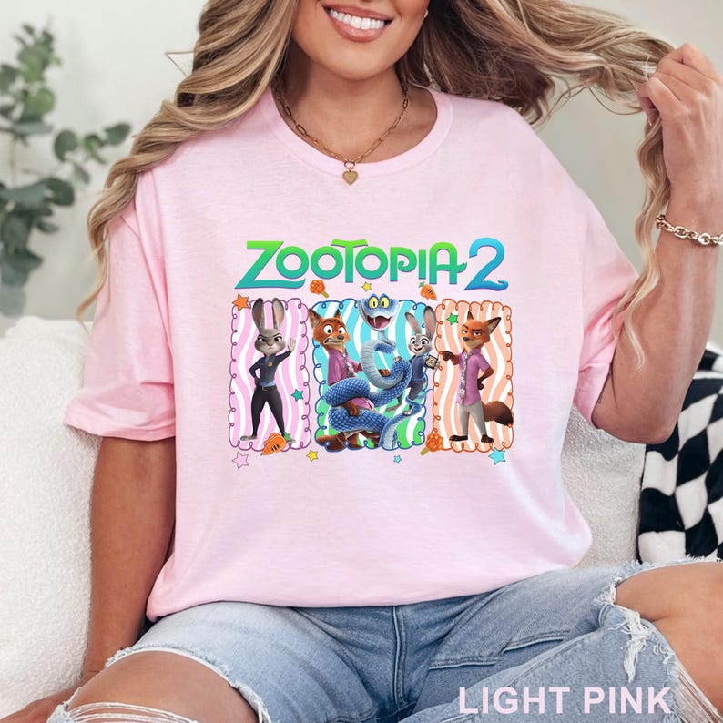 Zootopia 2 Disney Shirt, Walt Disney World Shirt, Judy Hopps Nick Wilde Gary De'Snake Shirt, Disneyland Zootopia Tee 364537 image 8