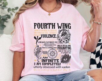 Camiseta Fourth Wing, Camiseta Dragon Rider, Camiseta Basgiath War College, Camiseta The Empyrean Series, Camiseta Violet Sorrengail Fantasy Book 364645
