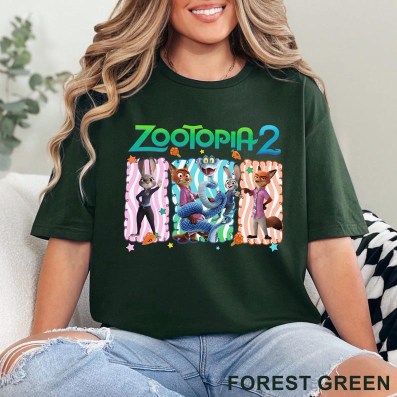 Zootopia 2 Disney Shirt, Walt Disney World Shirt, Judy Hopps Nick Wilde Gary De'Snake Shirt, Disneyland Zootopia Tee 364537 image 9