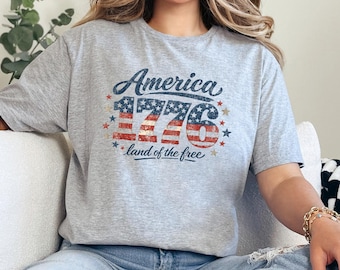 America Land Of The Free Shirt, 4th Of July Shirt, Patriotic Independence Day Shirt, Memorial Day Shirt, USA Shirt 365250