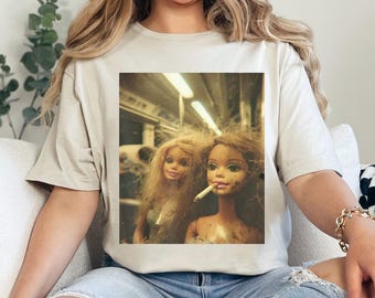 Distressed Dolls' Faces Meme Shirt, Tired Messy Doll Face Shirt, Viral Internet Shirt, Sarcastic Doll Face Shirt 366075