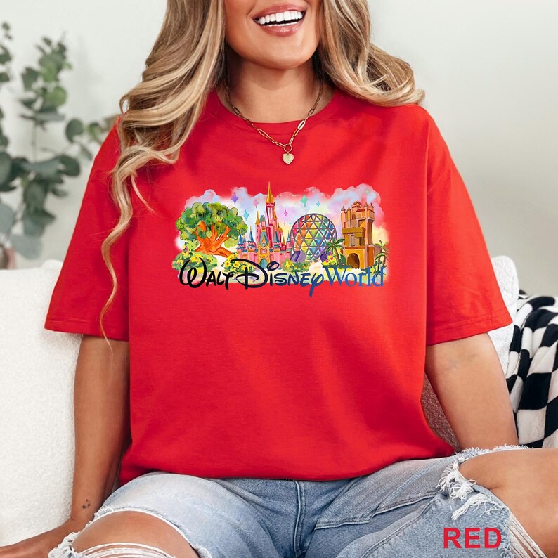 TSHİRTWalt Disney World Shirt, Retro Walt Disney World Graphic Tee, Magical Vacation Tee, Family Theme Trip Top 366026 image 14