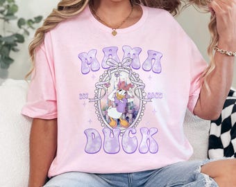 Daisy Mama Shirt, Disney Mothers Day Shirt, Mama Duck Tee, Daisy Duck Mom Shirt, Disneyland Mom Trip Shirt, Disney Mom Shirt 362805