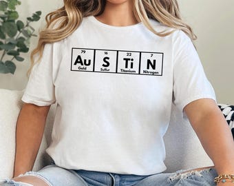 Austin Panorama Shirt, Colorful City Pride Shirt, Austin Texas Skyline Shirt, Austin Panorama Shirt, American City Shirt 364587