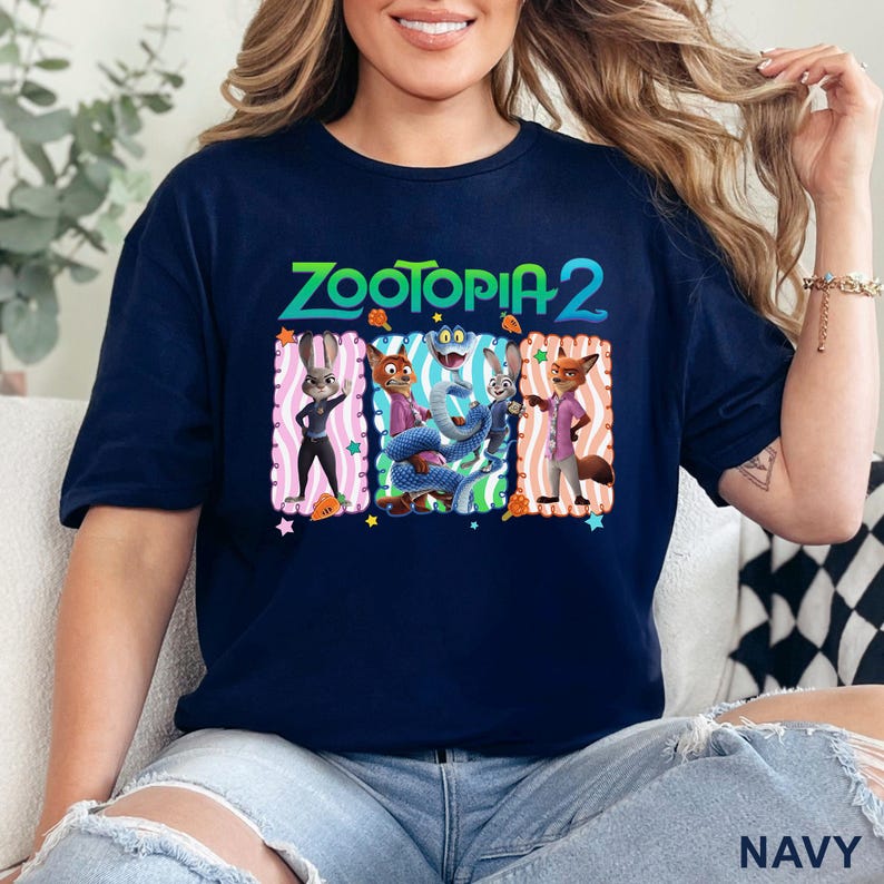 Zootopia 2 Disney Shirt, Walt Disney World Shirt, Judy Hopps Nick Wilde Gary De'Snake Shirt, Disneyland Zootopia Tee 364537 image 12