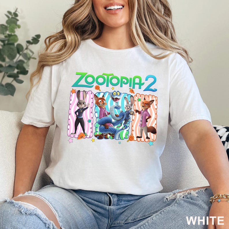 Zootopia 2 Disney Shirt, Walt Disney World Shirt, Judy Hopps Nick Wilde Gary De'Snake Shirt, Disneyland Zootopia Tee 364537 image 19