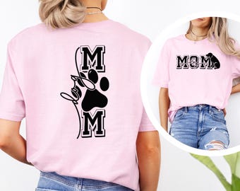 Camiseta para mamás perrunas, Camiseta adorable para amantes de los perros, Camiseta vintage de cachorros, Regalo para mamás de mascotas, Camiseta Fur Mama para mujeres, Camiseta para amantes de los perros 365456