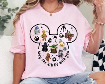 Star Wars May The 4Th Be With You Shirt, Star Wars Day Shirt, Disney Star Wars Shirt, Star Wars Droid Shirt, 361313
