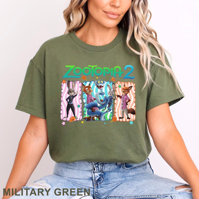 Zootopia 2 Disney Shirt, Walt Disney World Shirt, Judy Hopps Nick Wilde Gary De'Snake Shirt, Disneyland Zootopia Tee 364537 image 13