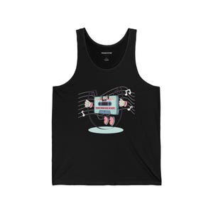 Übergang Made Me Happy Jersey Tank | Trans Tank-Top | LGBTQ+ Zubehör | Transgender-aktivismus Kleidung | LGBTQ+ Tank Top | Trans Rechte
