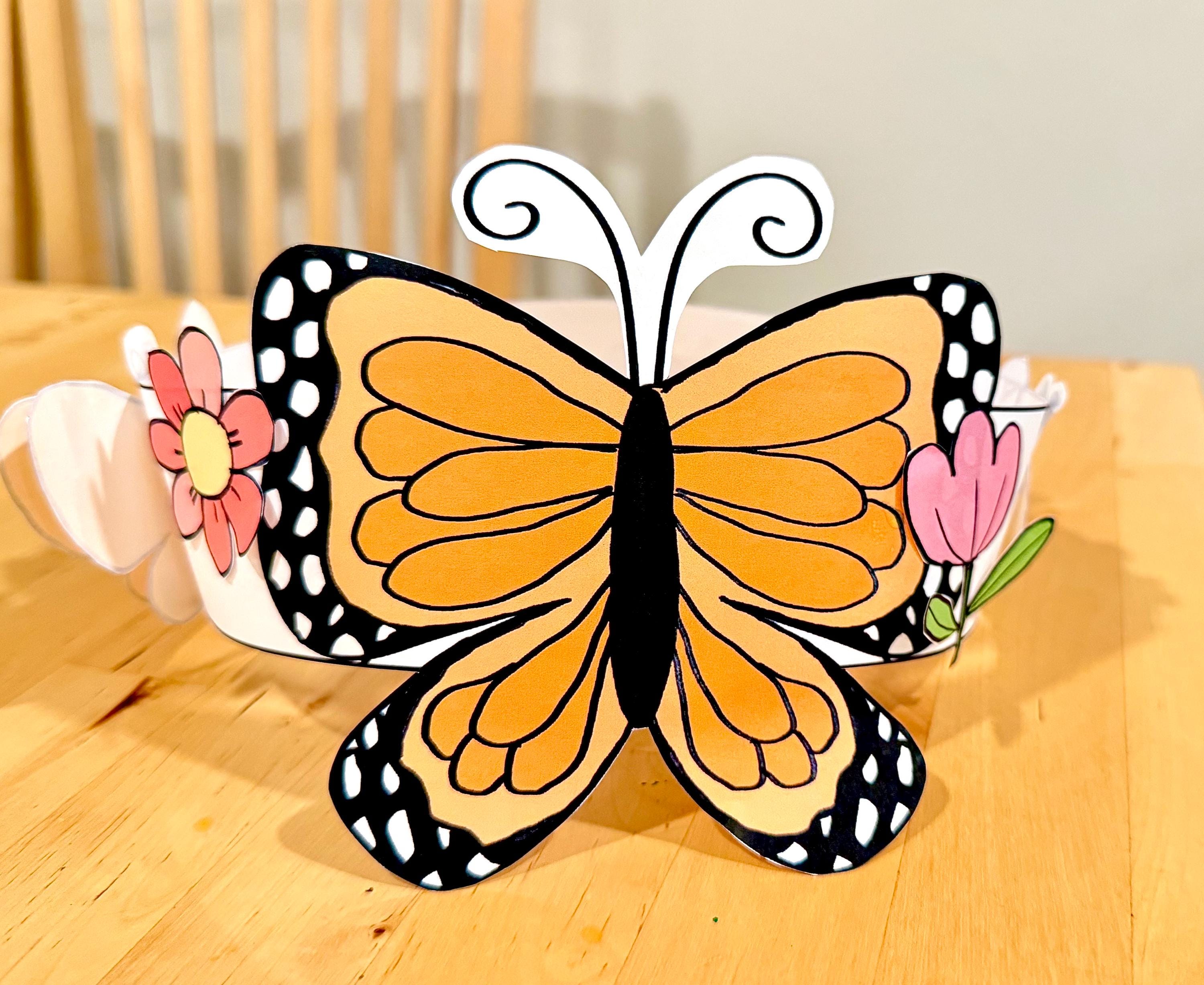 Butterfly bejeweled headband NWOT White Monarch Headband – Randi Matalas main image 2