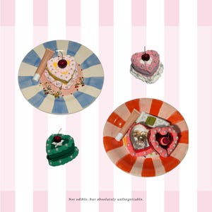 Custom Vintage Heart Cake Jewelry or Trinket Box (Small Size)