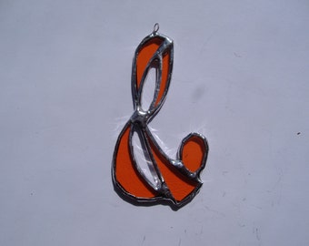 musical note stained glass suncatcher