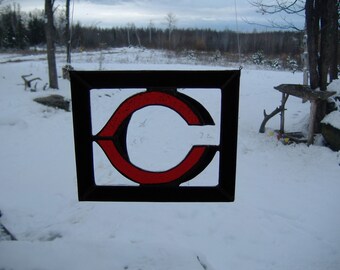 Chicago stained glass suncatcher