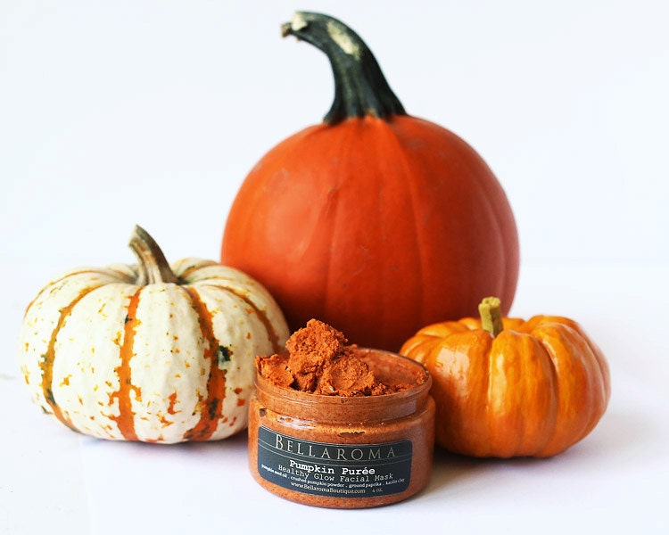 Pumpkin Purée Healthy Glow FACIAL MASK Exclusively Handmade Etsy